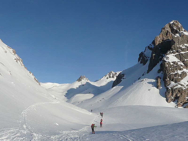 #24 combe du col du chardonnet : magnifique entrée combe du col du chardonnet : magnifique entrée