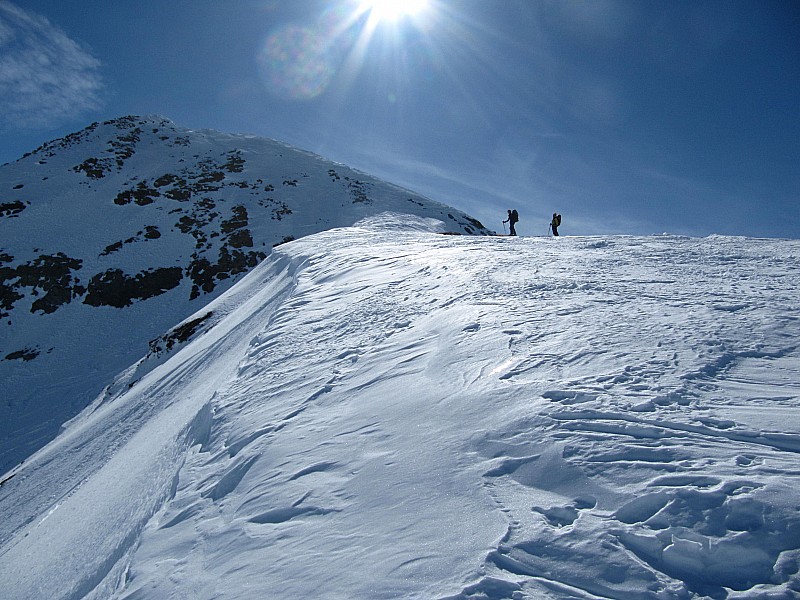 #11 Juste avant de : basculer sur le Glacier des Fours. Juste avant de : basculer sur le Glacier des Fours.