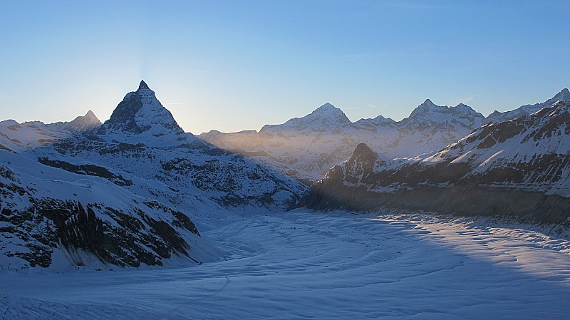 #14 Couché de soleil sur le Cervin et consorts Couché de soleil sur le Cervin et consorts