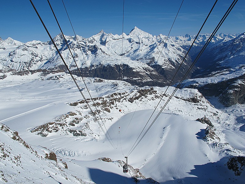 #2 Vue plongeante depuis Klein Matterhorn Vue plongeante depuis Klein Matterhorn