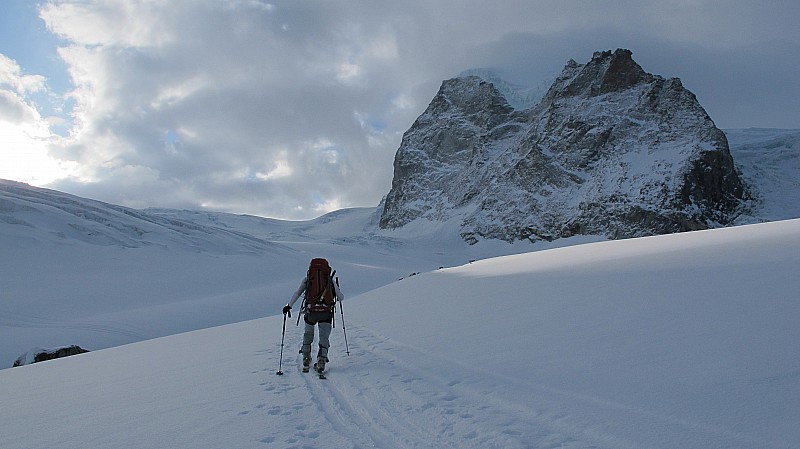 #26 Sur le Gornergletscher, seul au monde. Sur le Gornergletscher, seul au monde.