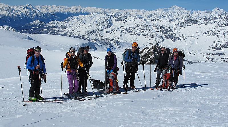 #6 Breithorn : petite pause avant le sommet Breithorn : petite pause avant le sommet