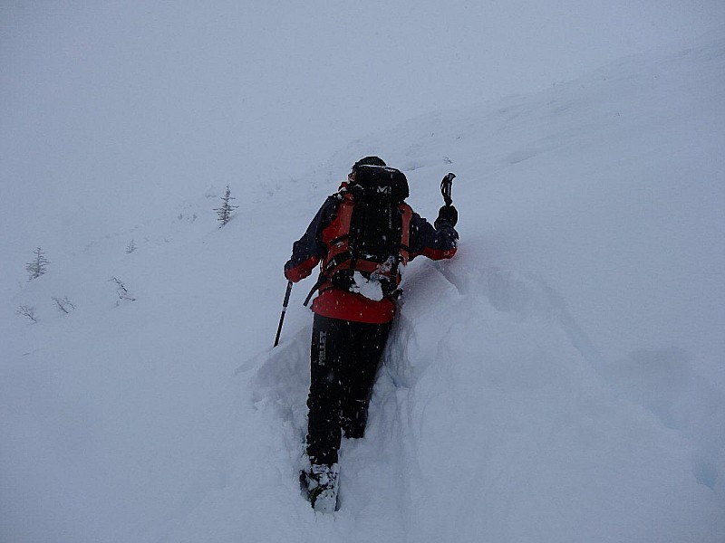 Trace de ouf : montée sur Sugarloaf!
On va bientôt rebrousser chemin!