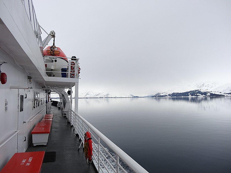 Traversée en bateau : En route pour Valdez, 6h de navigation