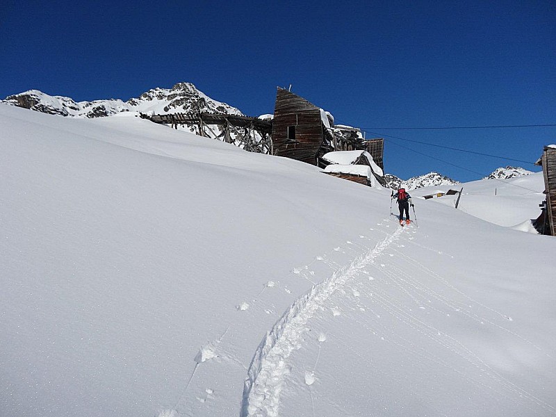 Hatcher Pass mine : Encore des vestiges miniers, cette fois c'est une mine d'or!