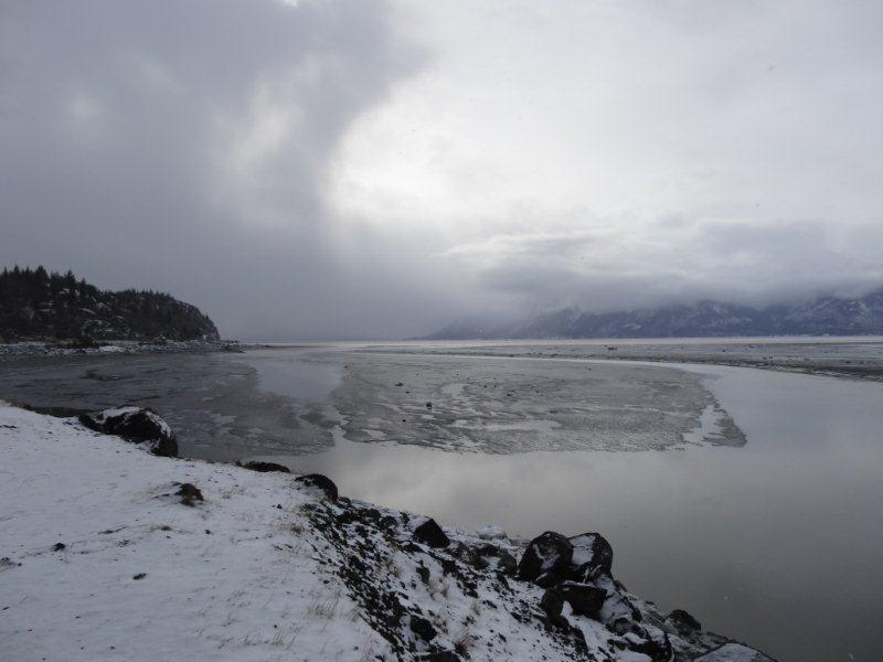 #39 Seward HWY : En quittant Anchorage Seward HWY : En quittant Anchorage