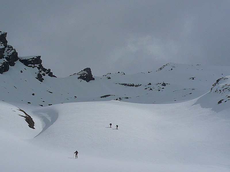 #12 sous pointe Joanne : col de soustre sur la gauche sous pointe Joanne : col de soustre sur la gauche