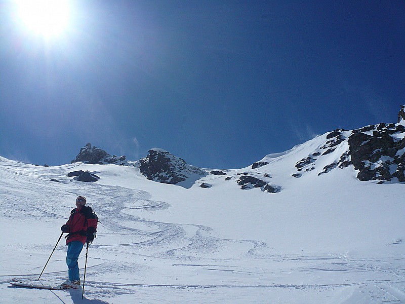 #18 sous col sellière côté italien : bonne neige sous col sellière côté italien : bonne neige