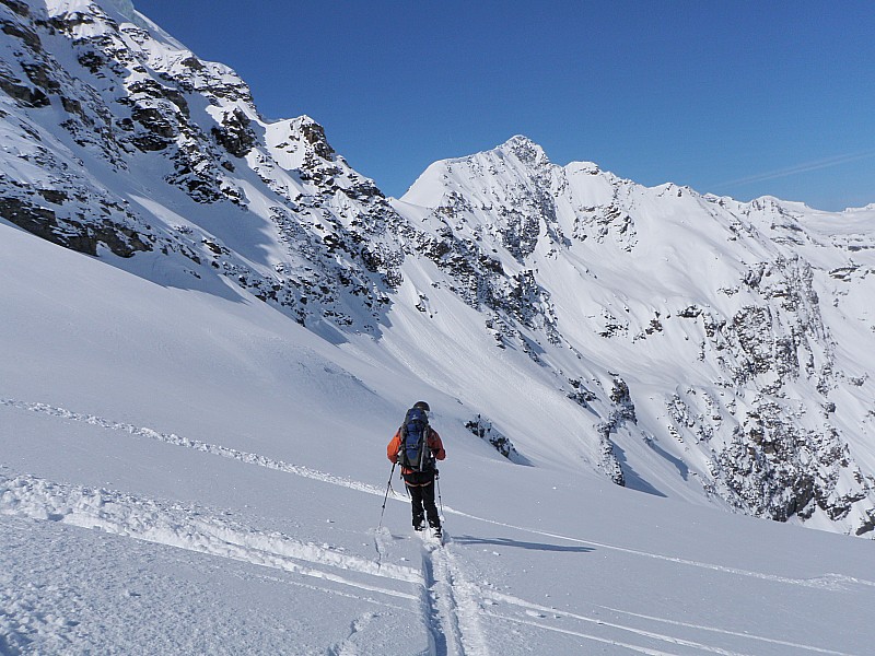 Glacier Sup du Vallonnet : un peu plus bas ds la descente.