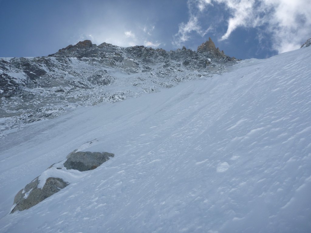 #3 Col de la Verte : Col Est, pas la ca se redresse severe! Col de la Verte : Col Est, pas la ca se redresse severe!