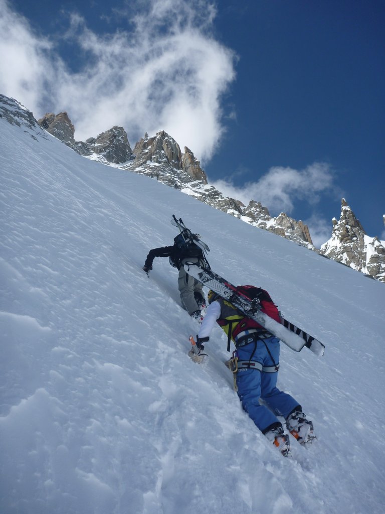 #4 Col de la Verte : Petite pause, on va laisser les amis travailler un peu hein! Col de la Verte : Petite pause, on va laisser les amis travailler un peu hein!