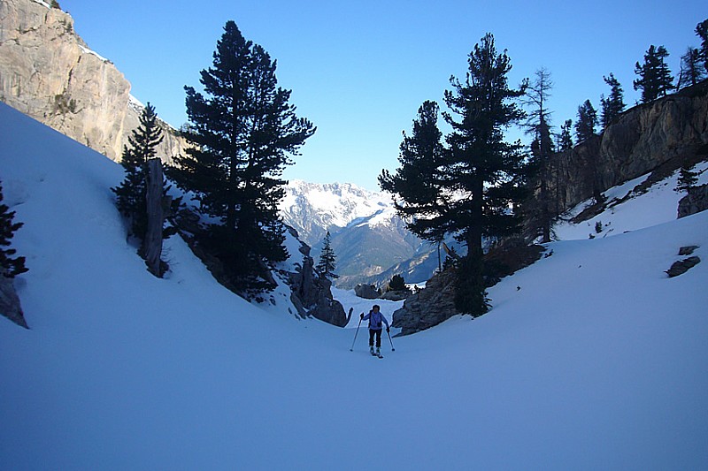 #3 On arrive sur le replat au-dessus de la bergerie On arrive sur le replat au-dessus de la bergerie
