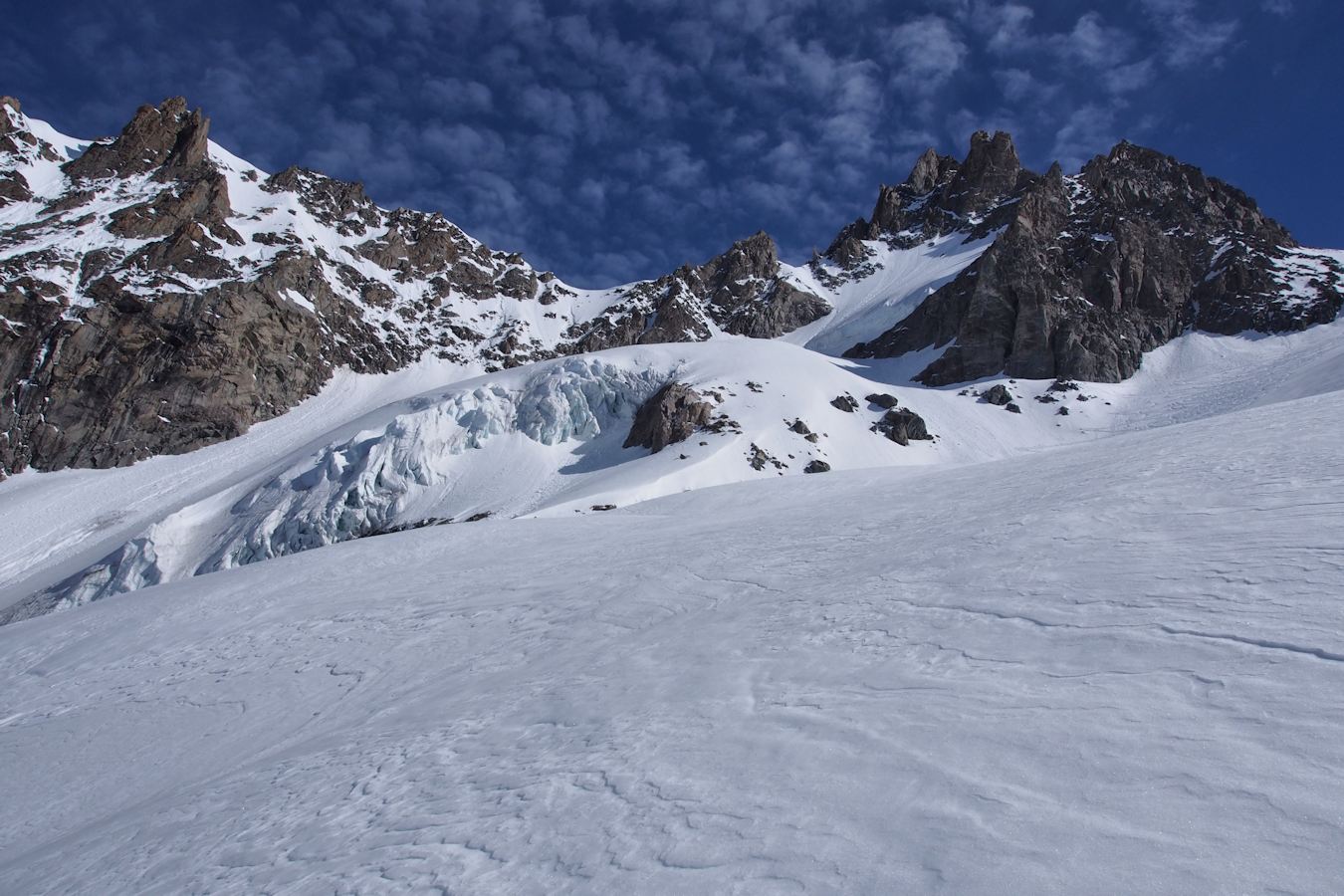 Glacier du Tour Noir : Désormais, je suis seul.