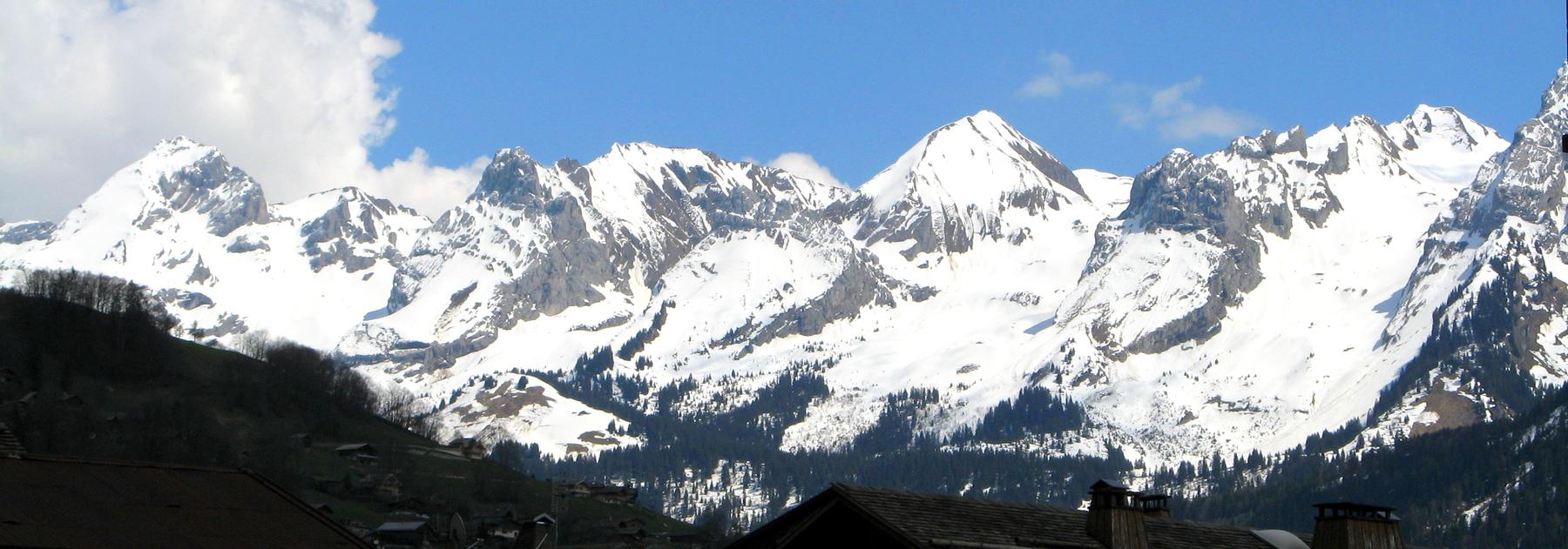 #28 Combes des Aravis : Vue d Combes des Aravis : Vue d'ensemble depuis le Grand-Bornand