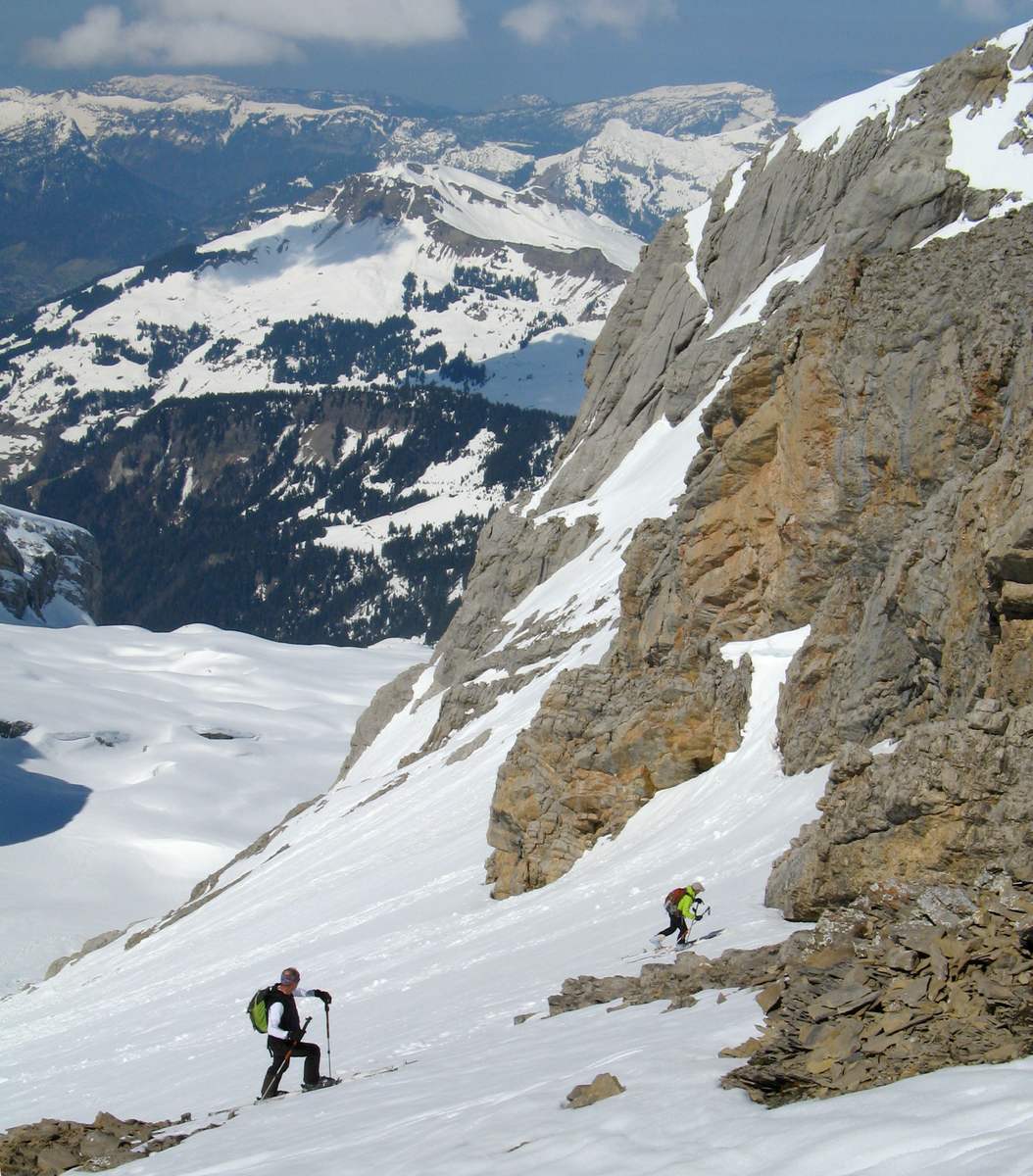 #17 Col des Verts : On arrive au Col ski aux pieds Col des Verts : On arrive au Col ski aux pieds