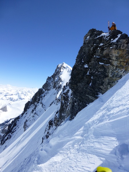 #28 face nord gde casse 24/4/13 : sur fond de couloir des italiens face nord gde casse 24/4/13 : sur fond de couloir des italiens