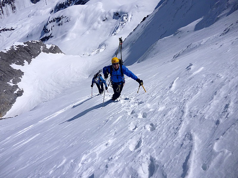 #26 c c'est haut! : heureusement que je n'ai pas trop pensé à me retourner en faisant la trace!!