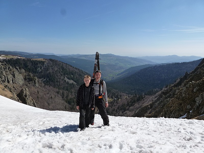 #3 les 2 heureux du jour : Papa et fiston, tout content après une longue saison dans le massif les 2 heureux du jour : Papa et fiston, tout content après une longue saison dans le massif
