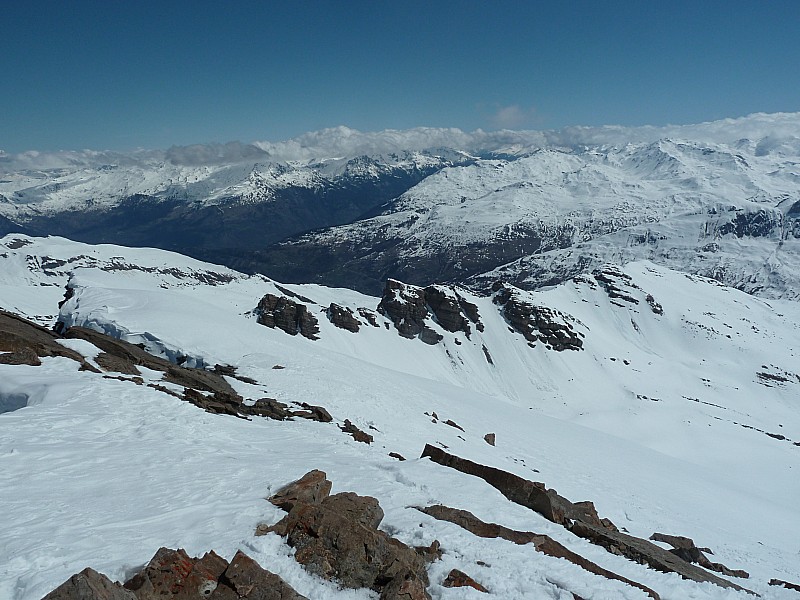 #7 Aiguille de l Aiguille de l'Epaisseur : vue vers les Ratissières