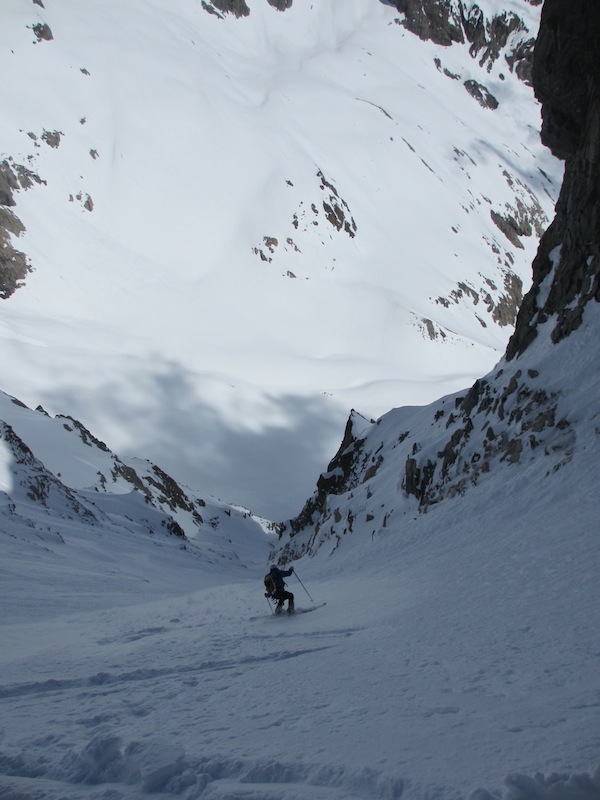 #2 Micha : C Micha : C'est bien raide mais la neige est bonne.