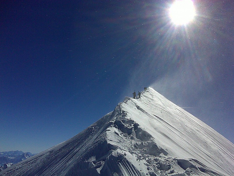 #11 l l'arete sommitale : plus que 100m.