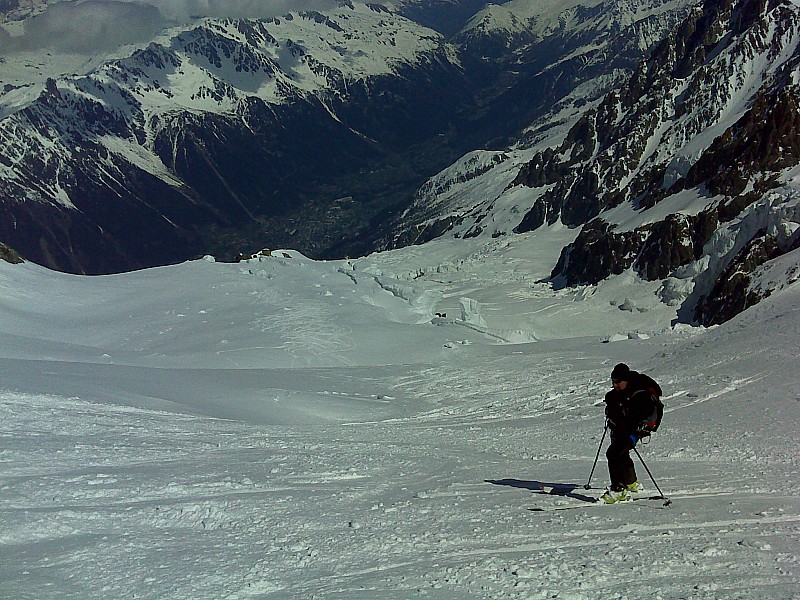 #16 Descente grand plateau : bonne neige sur quasiment toute la descente Descente grand plateau : bonne neige sur quasiment toute la descente