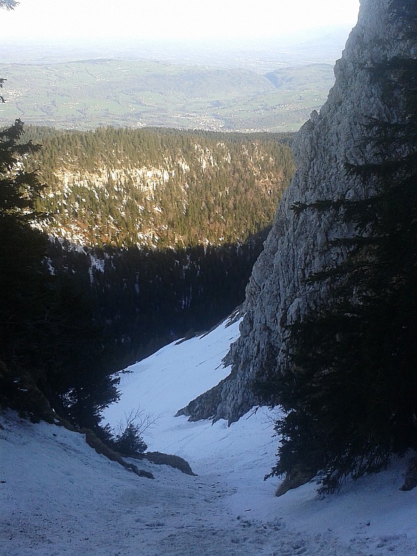 #3 Couloir W : Bonne neige. Couloir W : Bonne neige.