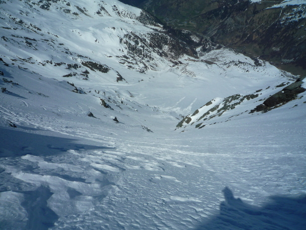 #15 Couloir du Pianiste : ouais, c Couloir du Pianiste : ouais, c'est grand la montagne! ;o)