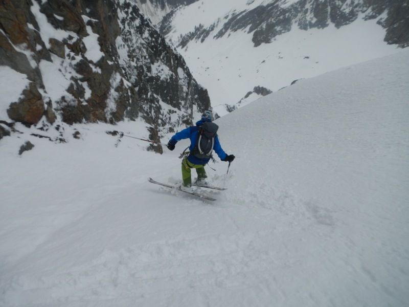 Argentera : puis la neige devient bien meilleure