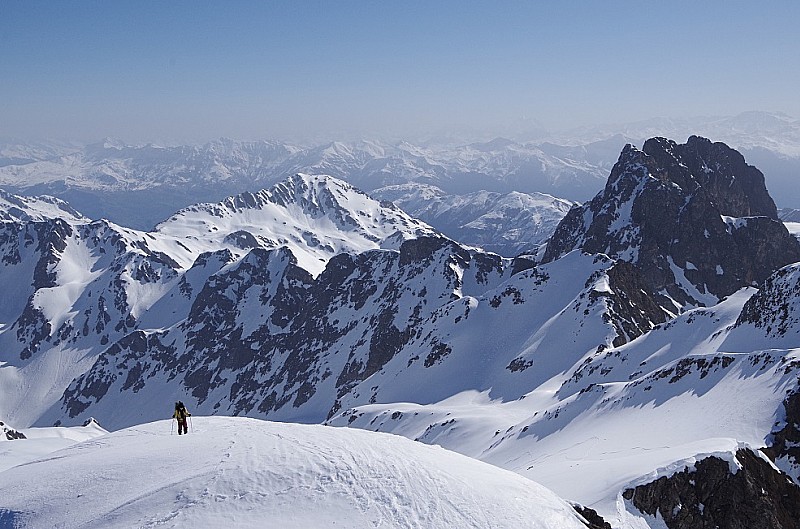 #2 Arrivée au sommet : La Crête de la Marmottane et les Aiguilles d Arrivée au sommet : La Crête de la Marmottane et les Aiguilles d'Argentière