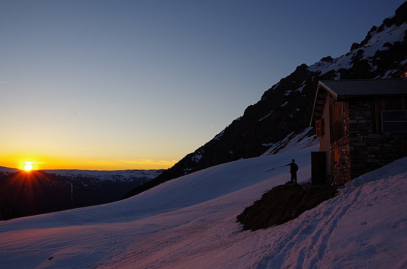 #7 Coucher du soleil : refuge Coucher du soleil : refuge