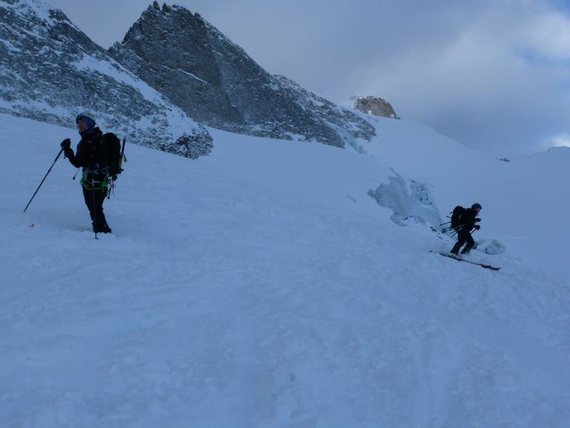 #34 Tour de la Meije : Descente sur le glacier de la Meije Tour de la Meije : Descente sur le glacier de la Meije