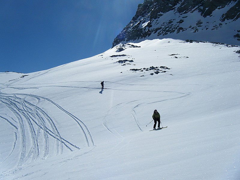 #25 Turtmanngletscher : descente croûtée sur le Turtmanngletscher Turtmanngletscher : descente croûtée sur le Turtmanngletscher