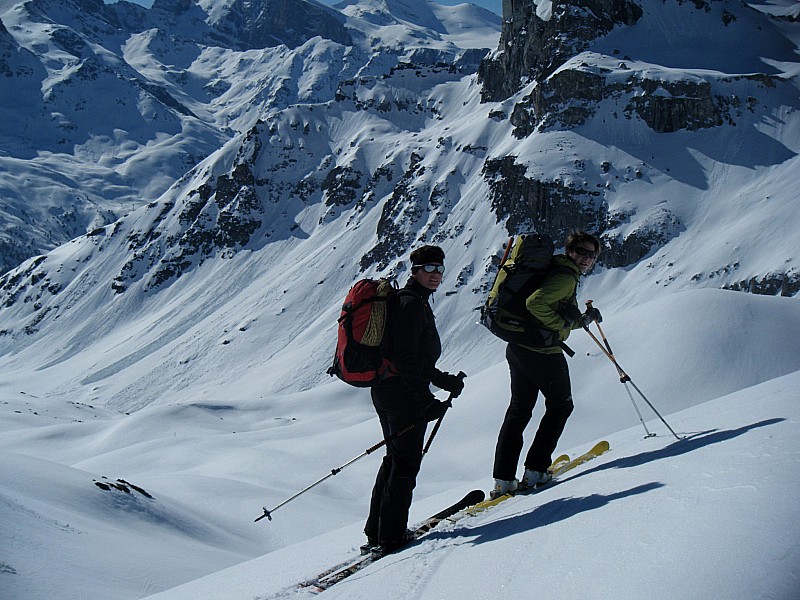 #10 dans la descente : première descente, neige extra dans la descente : première descente, neige extra