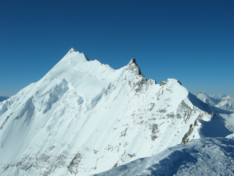 #36 Weisshorn : vue sur le Weisshorn depuis le Bishorn Weisshorn : vue sur le Weisshorn depuis le Bishorn