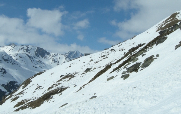 #18 sous le refuge : pente terminale avant Turtmannhütte sous le refuge : pente terminale avant Turtmannhütte