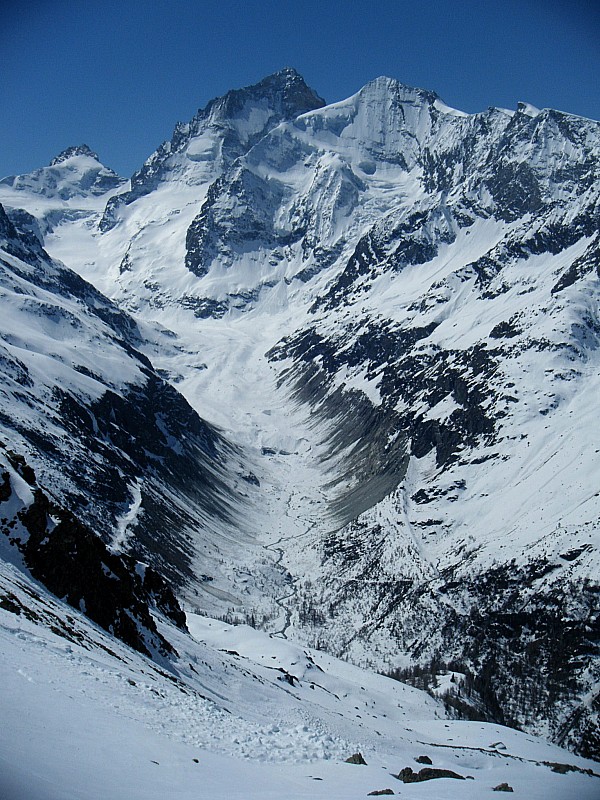 #41 glacier de Zinal : le fond de la vallée de Zinal glacier de Zinal : le fond de la vallée de Zinal