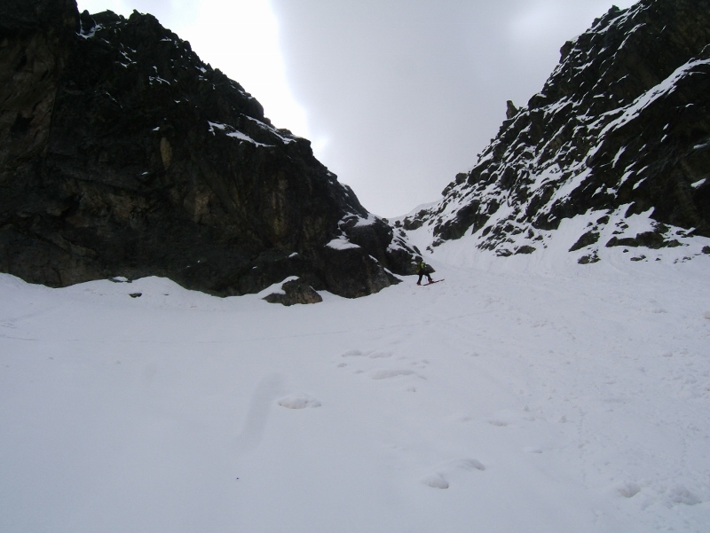 Copyr Didier Mont Colomb : Pied du couloir NW