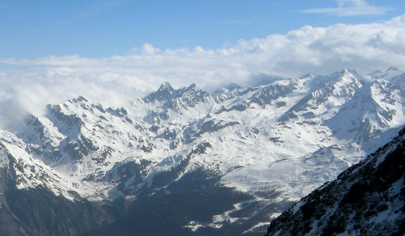 Col des Roches : Du côté du Ruitor
