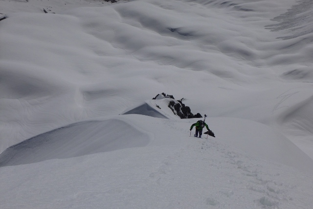 #2 Pte Balme : final à pied : la Lauziére c Pte Balme : final à pied : la Lauziére c'est immense et lumineux !