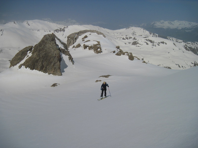 #5 Dans la combe rocheuse, sous l Dans la combe rocheuse, sous l'arête sommitale vers 2775m
