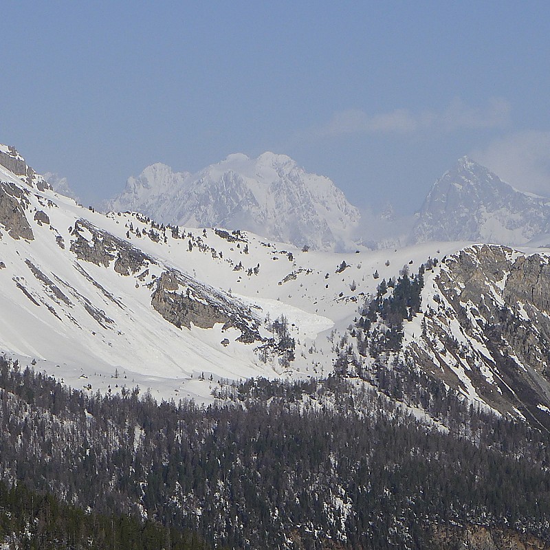 #2 Les Ecrins dans la brume : c Les Ecrins dans la brume : c'est gavé de neige.