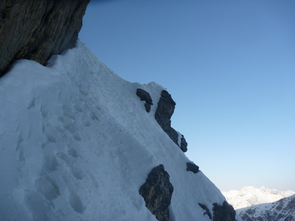 #4 Viso Ouest : La vire du bas Viso Ouest : La vire du bas