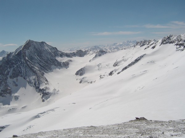 #2 Du Dôme : La vue sur la dent Parrachée, flanquée du Glacier de la Mahure est exceptionnelle Du Dôme : La vue sur la dent Parrachée, flanquée du Glacier de la Mahure est exceptionnelle