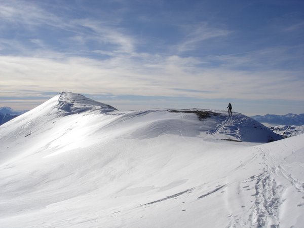 Tête N des Fours : Quelques portions d'arête bien verglacées...