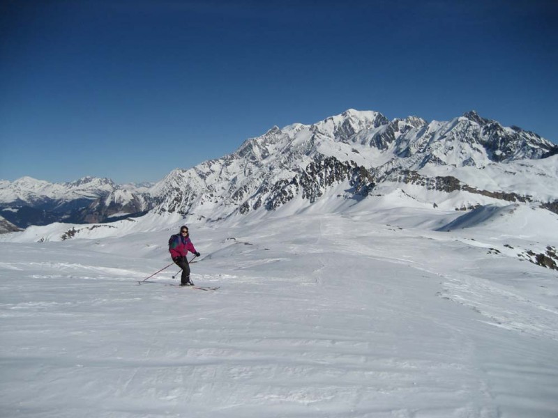 Rocher des Enclaves : impossible d'échapper au Mont Blanc