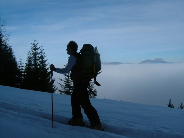 #1 contre jour et mer de nuage : Seb sur fond de chartreuse contre jour et mer de nuage : Seb sur fond de chartreuse