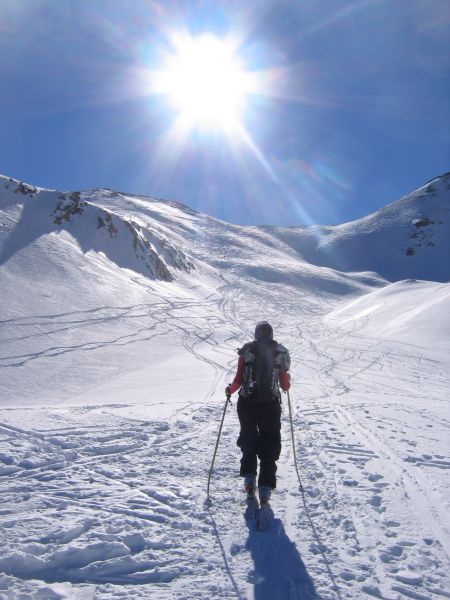 Col de l'Âne : Pas mal de neige dans le vallon de l'Eissalete