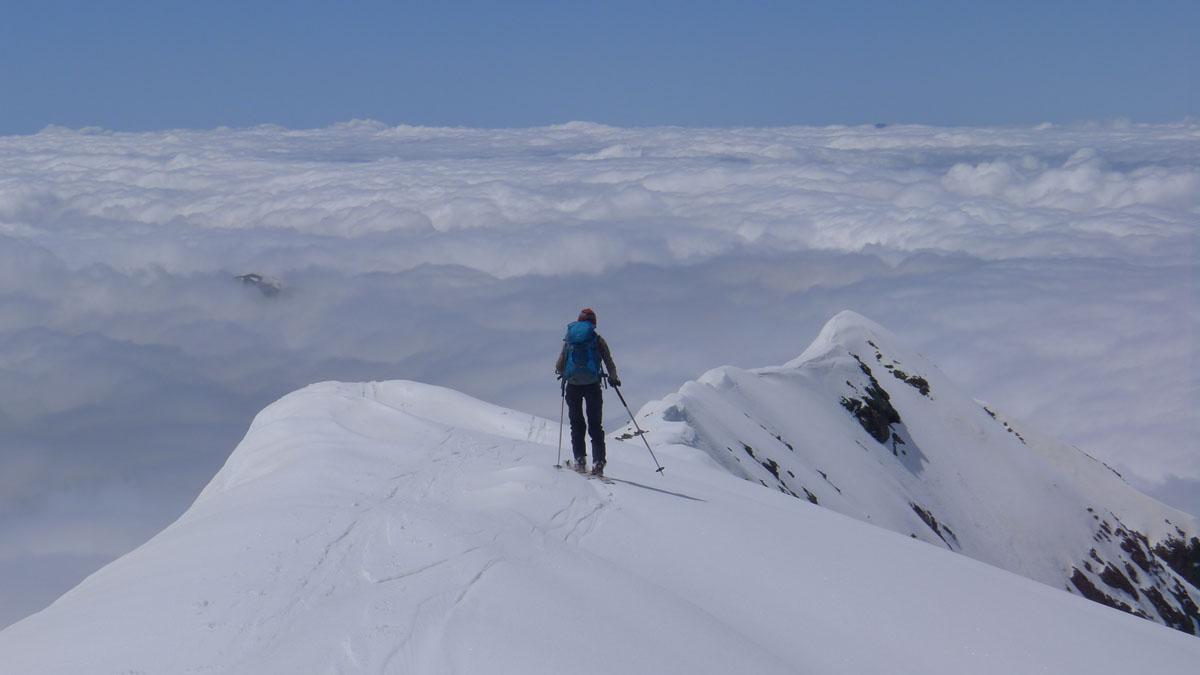 #10 Descente de l Descente de l'arête : C'est pas les Ecrins, mais c'est bien beau quand même