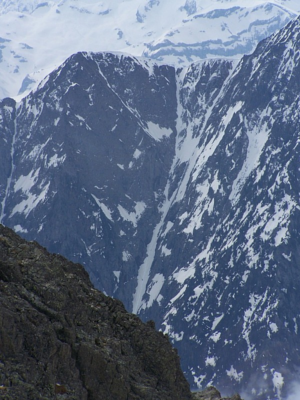 #7 Pointe de la Vaudaine : Belle vue surle couloir de l Pointe de la Vaudaine : Belle vue surle couloir de l'Infernet.